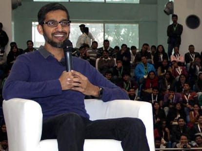 asked the interesting question to Google's CEO, then what he was saying