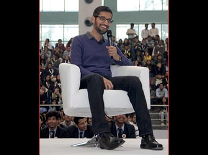 asked the interesting question to Google's CEO, then what he was saying