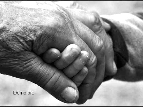 old man died after grandson death at bilaspur.