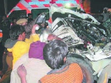 seven died in sevral road accident
