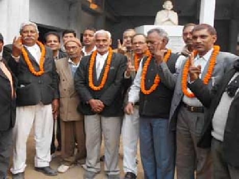 All office bearers elected unopposed