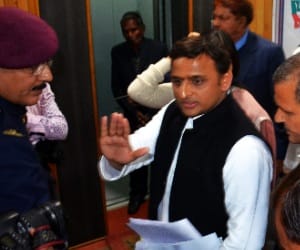 SP suspends its MLA from Vidhanmandal.