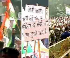 punjab, jalandhar, congress protest against modi