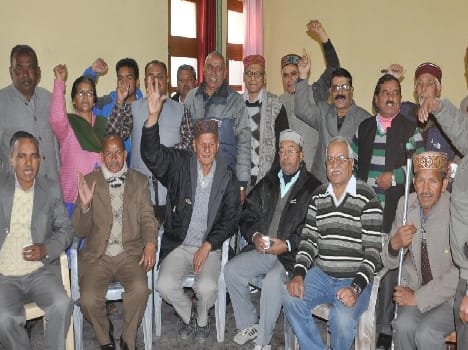 pensoners will agitate outside the Vidhansaha