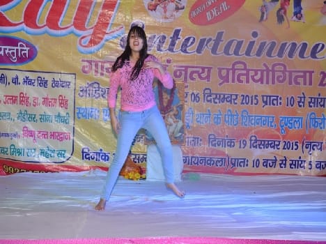 Children in the dance competition made a bang