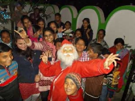 Christian community presented the dance 