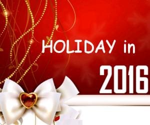 132 holiday in new year 2016 for government staff
