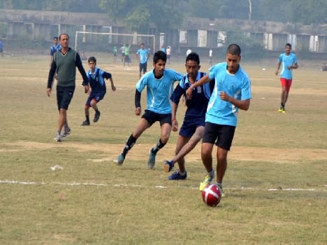 football tournament in shreejee baba school
