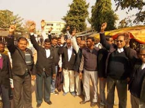 The protests by lawyers