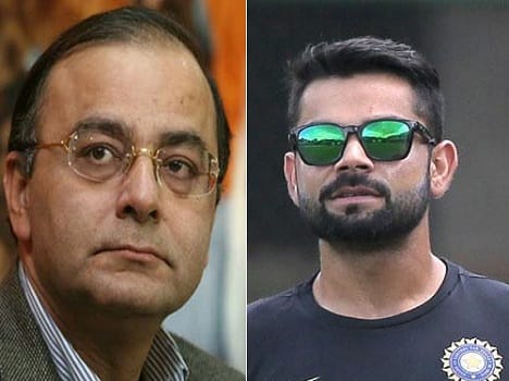 Virat kohli supports arun jaitley over ddca scam