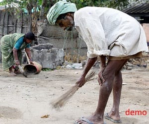 dalit families forced to walk with shoes on head