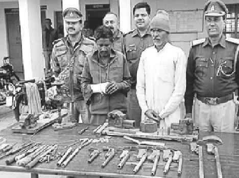Seized weapons factory