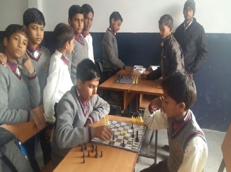 Played badminton and chess students