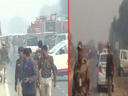 BSF chartered a plane crash, 2 people deid 8 injured.