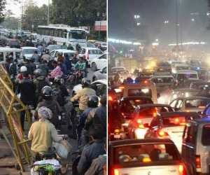 traffic diversion on christmas in lucknow