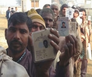 haridwar panchayat election first phase complete.
