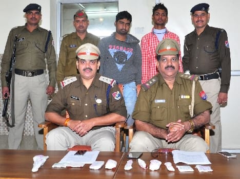 Police caught two crooks