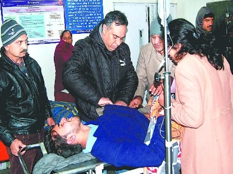 accident four injured.