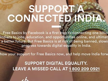 TRAI stopped free basic service of facebook in india