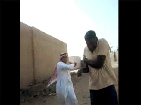 Brutal Saudi employer beat-up Indian workers