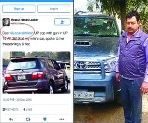 cm akhilesh in action on a single tweet