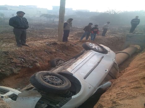 accident due to fog