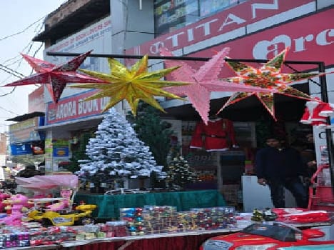 Dominated the lively Christmas market