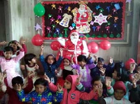 With the birth of Jesus coined Merry Christmas