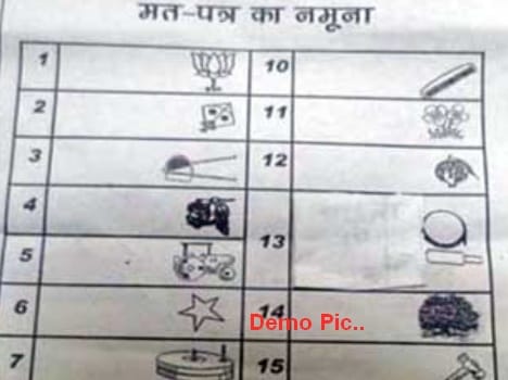 election commission framed new norms for panchayat election ballot paper.
