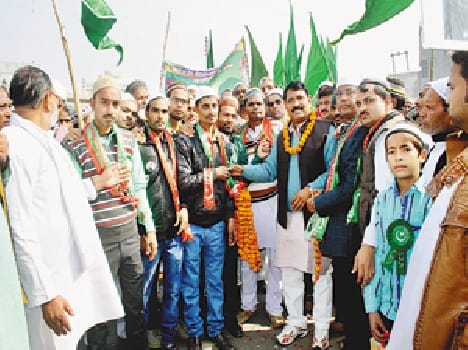 The grand procession turned Hazrat Mohammed