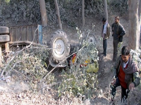 Two separate accidents Dead , one injured
