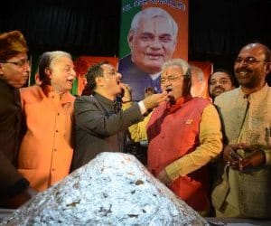 BJP UP unit celebrates Birthday of Atal Bihari Vajpayee.
