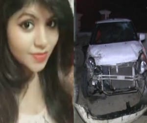 delhi girl dies in car accident co passenger boys absconding