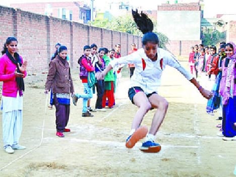 Parul had the longest jump