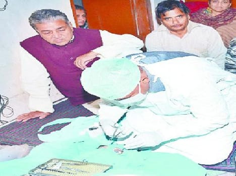 Abhimanyu Gupta are Jyotipunj of visually impaired