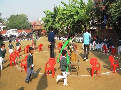 Chair race Aaradhya first