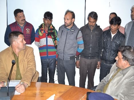 Inter district unveils diesel thief Gang