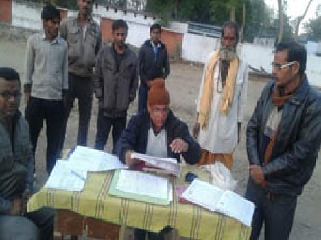 The officer put in Hrshpur Choupal