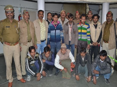 Inter district robber gang disclose grain