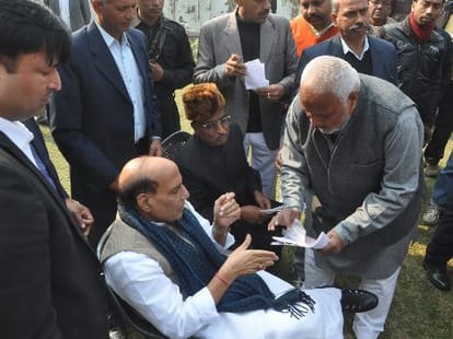 Rajnath Singh in Lucknow.