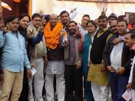 BJP president Ashish Nagar