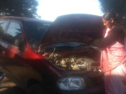tyre puncher specialist didi kamla negi.