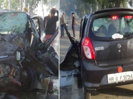 four people dead in major road accident in gohana