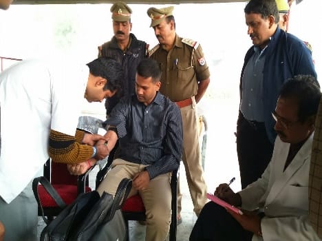 Health police lines police investigation
