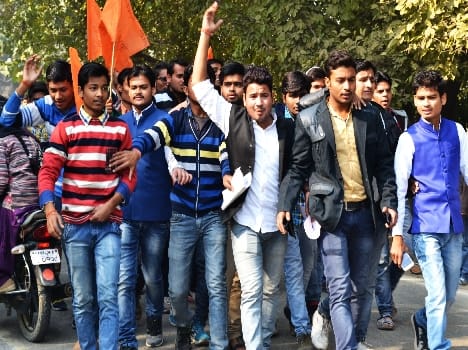 Charging more than the fury of ABVP