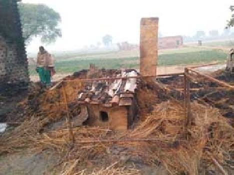 A fire killed six goats