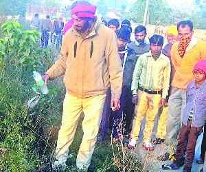 brutal murder of man, burned body
