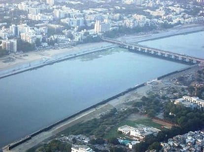 tawi river bank would built like sabarmati river