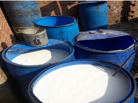 Six thousand liters of synthetic milk recovered