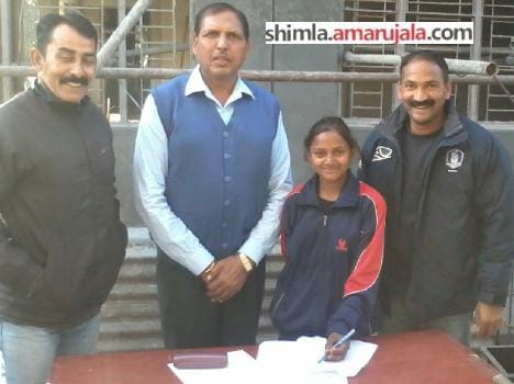 baksho devi will take admission in sports hostel at bilaspur.
